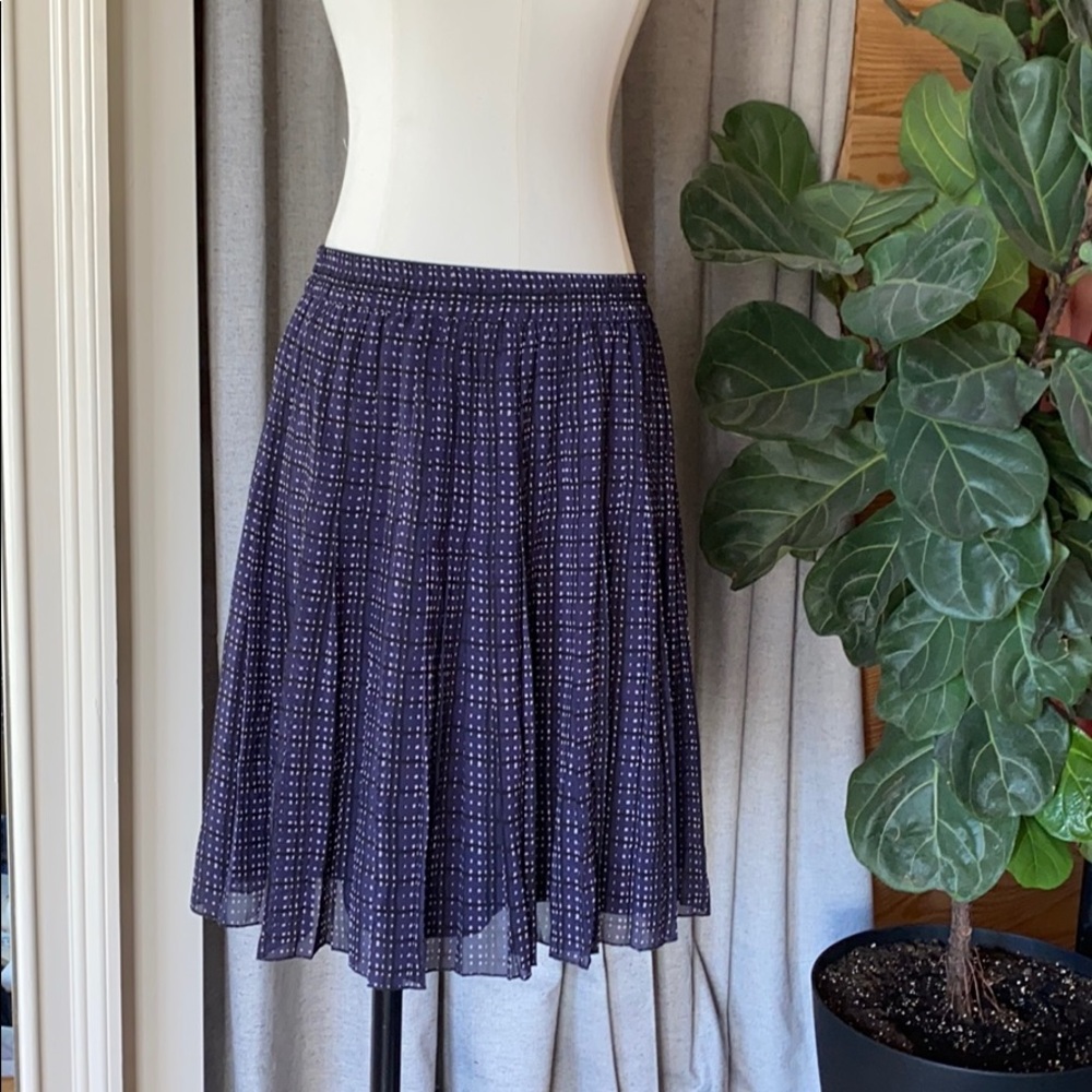 Plaid Pleated Skirt
